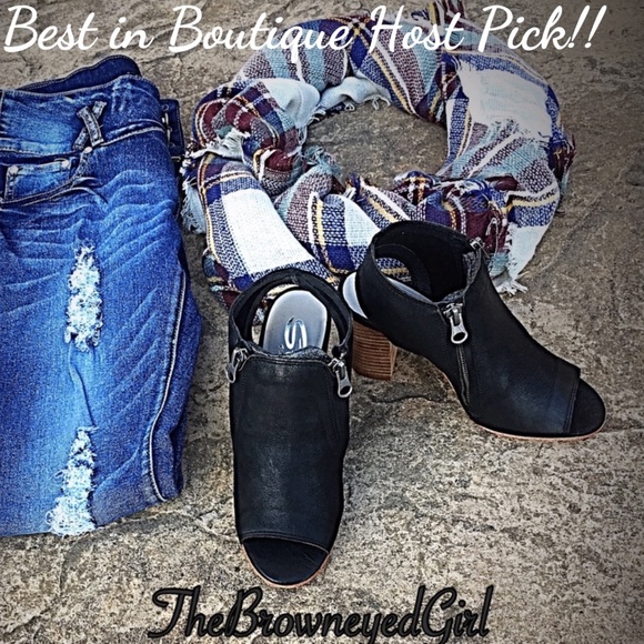 Sibicca Shoes - New Black Sibicca Sancia Peep Toe Bootie